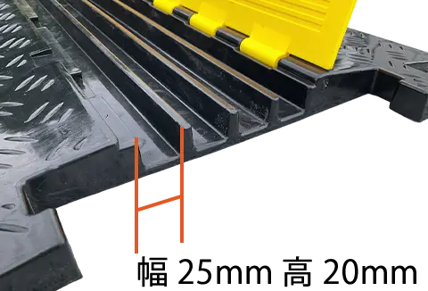 フラット収納タイプ・プロ溝寸法画像