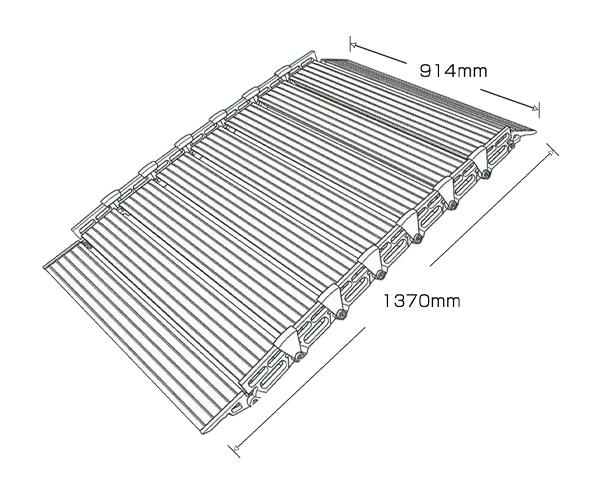 ロールスロープ・アクセスＳワイド寸法図